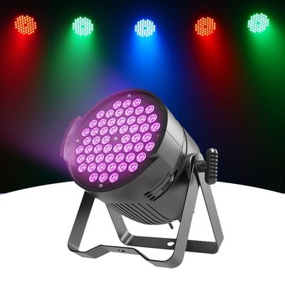 Профессиональный светодиодный светодиод 54*3W RGBW DMX Par Lighting с звуковой активацией IP20