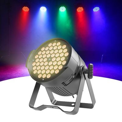 54pcs*3W Led Par Can Uplight Stage Lights с RGB/RGBW цветовой смесью и DMX-контролем