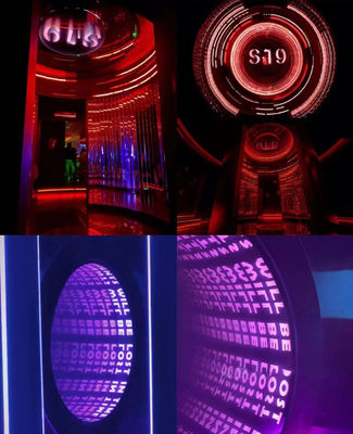 MirrorInfinity Mirror 3D LED с акриловыми буквами и голограммным 3D-эффектом