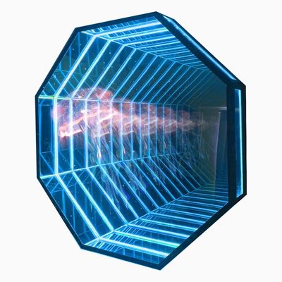 Деликатный специальный светодиодный зеркальный знак с 3D голограммой и 300000 часов рабочего времени