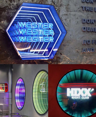 50C Wifi Infinity LED Mirror Infinite Mirror Neon для динамического флага и графического воспроизведения