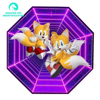 50 C Продолжительность работы 300000 часов Голограмма 3D LED танцевальный двор для ночного клуба