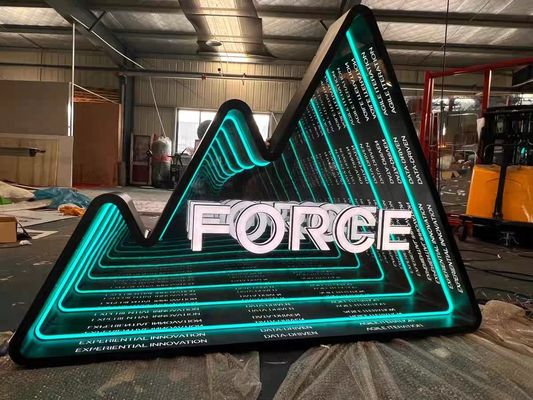 LED Word Infinity Mirror Letter Sign для отделки магазинов и отелей