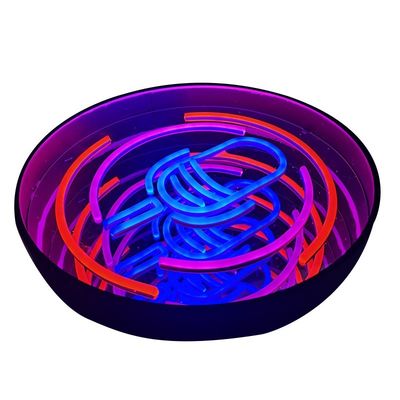 Бесконечная визуальная искусство Light Box Melle Abyss Mirror 3D Светящийся логотип буквы Неон Billboard