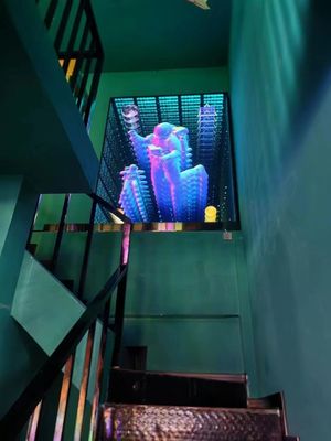 Бесконечная визуальная искусство Light Box Melle Abyss Mirror 3D Светящийся логотип буквы Неон Billboard