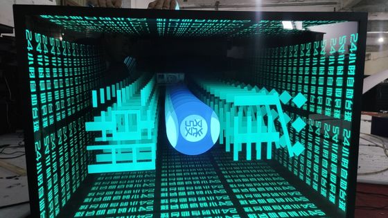 Бесконечная визуальная искусство Light Box Melle Abyss Mirror 3D Светящийся логотип буквы Неон Billboard