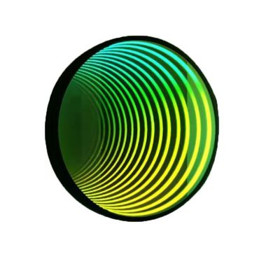 Специализированные RGB акриловые зеркальные пластины Неон свет слова буквы для неограниченного зеркала электронные знаки