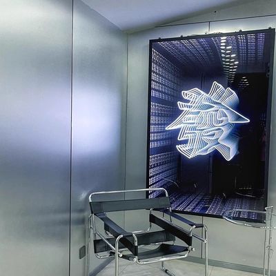Специализированные RGB акриловые зеркальные пластины Неон свет слова буквы для неограниченного зеркала электронные знаки