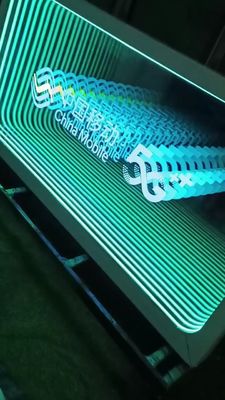 Специализированные RGB акриловые зеркальные пластины Неон свет слова буквы для неограниченного зеркала электронные знаки