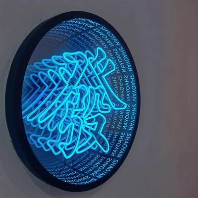 Мини светодиодные и неоновые огни бесконечное зеркало акриловые световые буквы с фиксацией винта